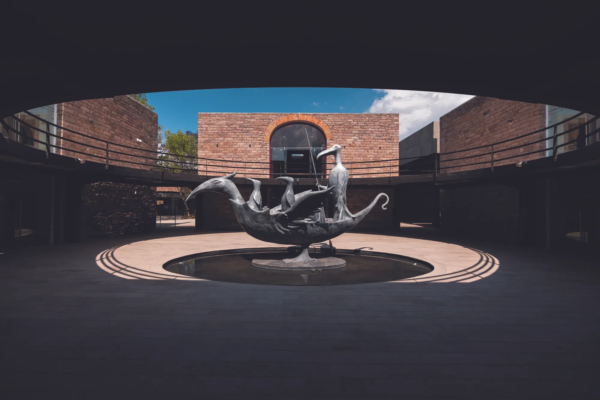 terraza principal del museo en san luis potosí.